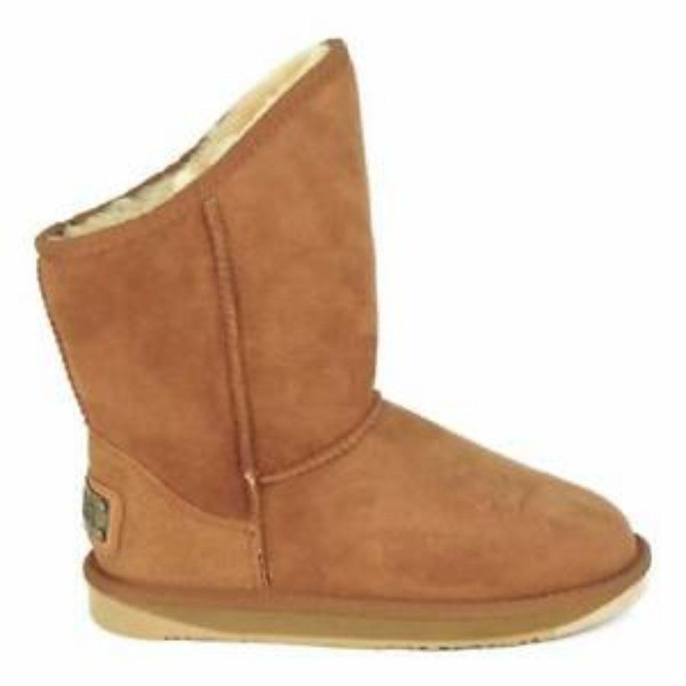 NWT Australia Luxe Chesnut Brown Cosy Short Boots